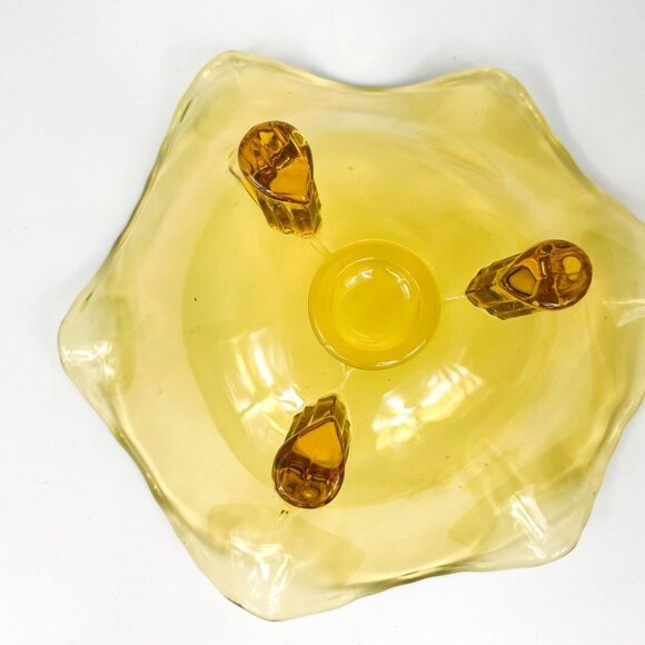 Viking Early Epic Tree Bark 3 Feet Bon Bon Bowl Dish - Picture 6 of 7